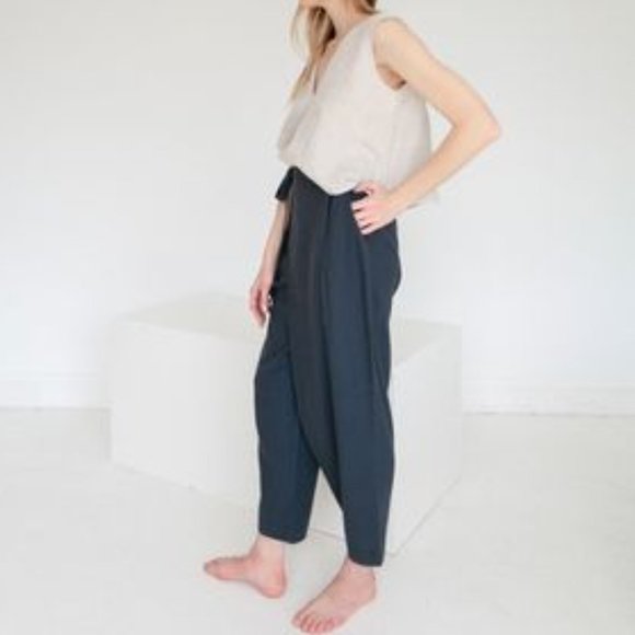 Brand New Beautiful Women's Raw Silk Ainsley Wrap Sarong Pants by 7115 by Szeki - Picture 14 of 16